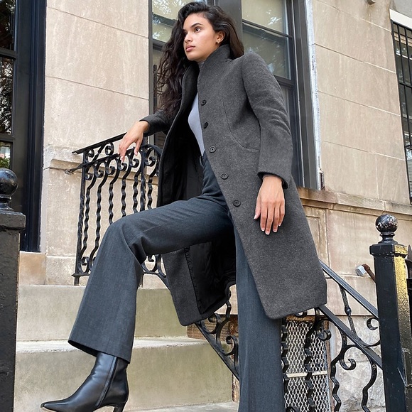 wilfred cocoon wool coat long